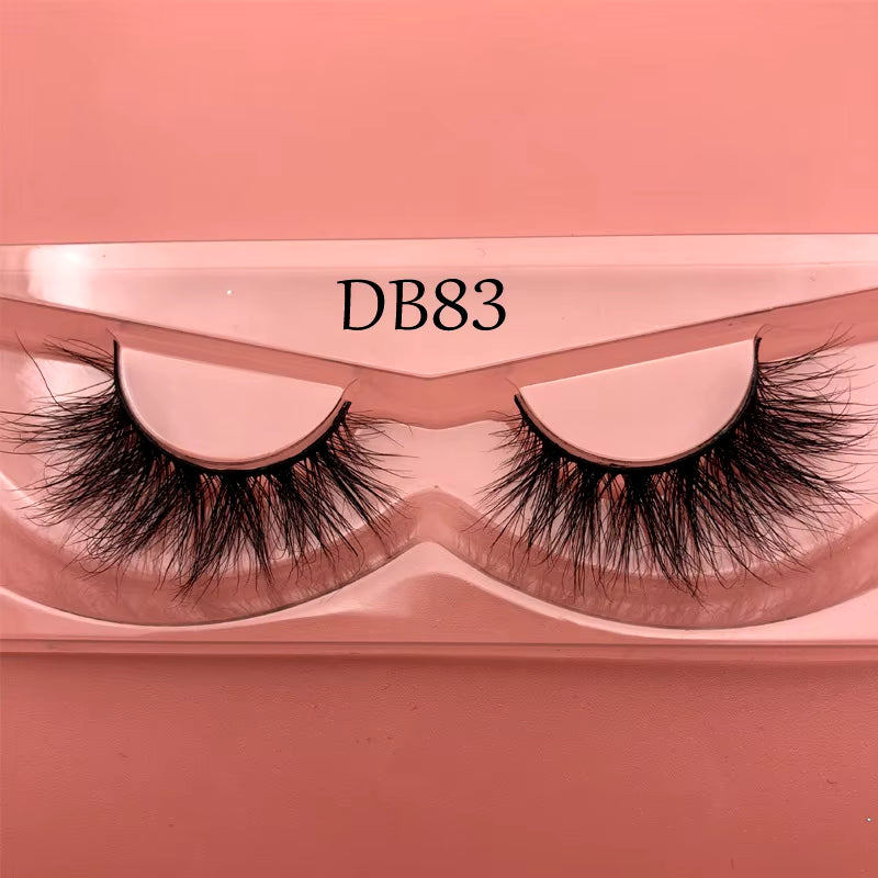 Buzzme Mink Fur Lashes Paperbox 100% Handmade 3D False Eyelashes Beauty Tools Crisscross Curly Eye Lash