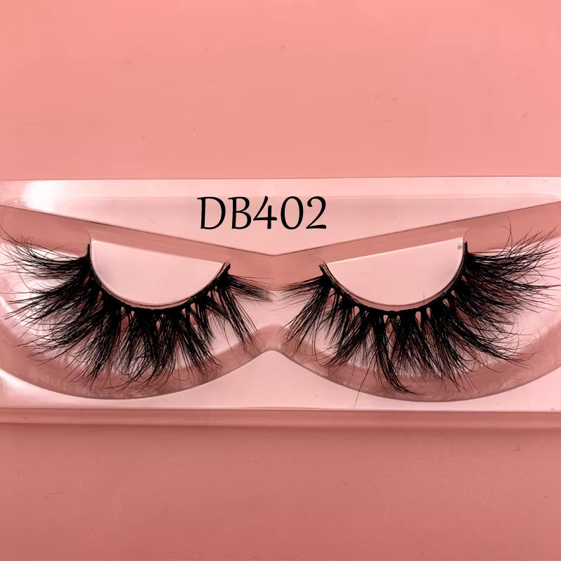 Buzzme Mink Fur Lashes Paperbox 100% Handmade 3D False Eyelashes Beauty Tools Crisscross Curly Eye Lash