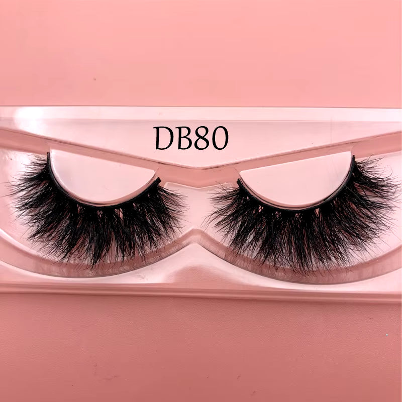 Buzzme Mink Fur Lashes Paperbox 100% Handmade 3D False Eyelashes Beauty Tools Crisscross Curly Eye Lash