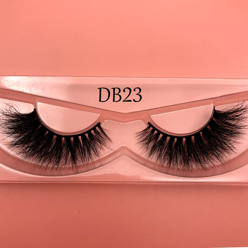 Buzzme Mink Fur Lashes Paperbox 100% Handmade 3D False Eyelashes Beauty Tools Crisscross Curly Eye Lash